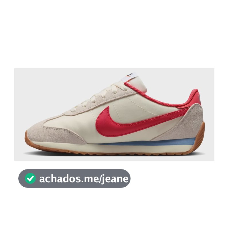 Tênis Nike Pacific Feminino Bege/vermelho 39 Br
