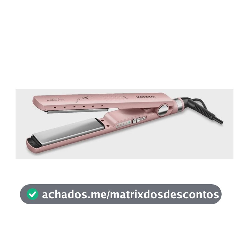 Prancha Alisadora By Juliette Mondial Golden Rose Bivolt P-JU-01