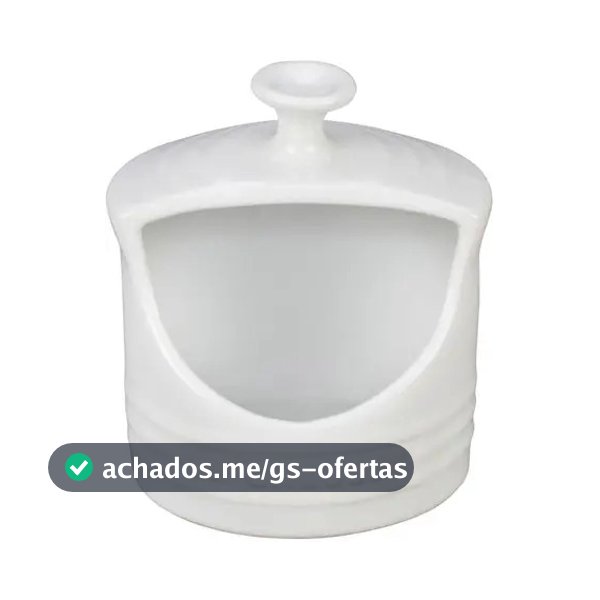 PORTA SAL LE CREUSET 300ML EM CERÂMICA BRANCO