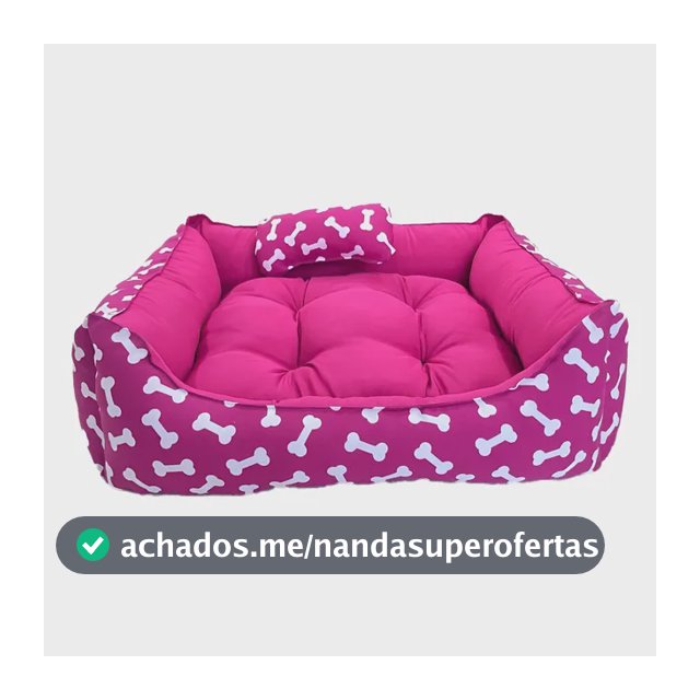 Cama Para Cachorro Gato Caminha Pet 57x53x14 Lavável Máquina