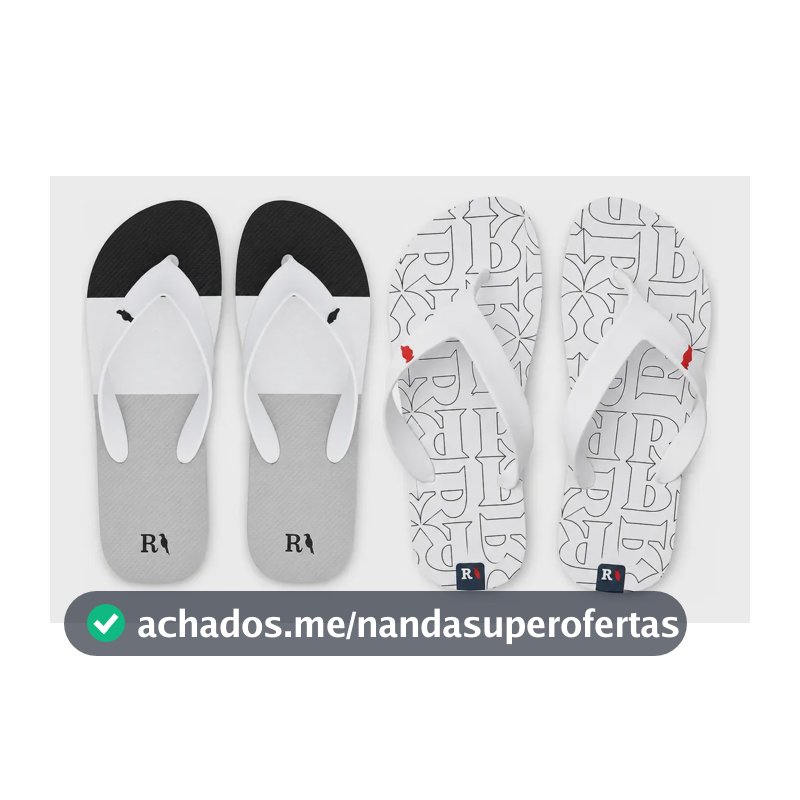 Kit 2 Pares Chinelo Masculino Reserva Confortável E Macio Ptocinza E R 41/42