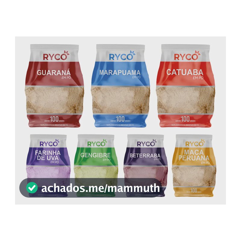 Kit Maca Peruana, Beterraba, Uva, Guaraná E Outros (7x100g) Neutro