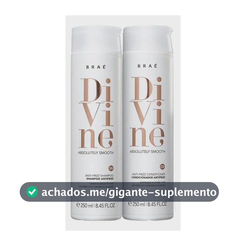 Brae Kit Divine Shampoo 250ml + Condicionador 250ml