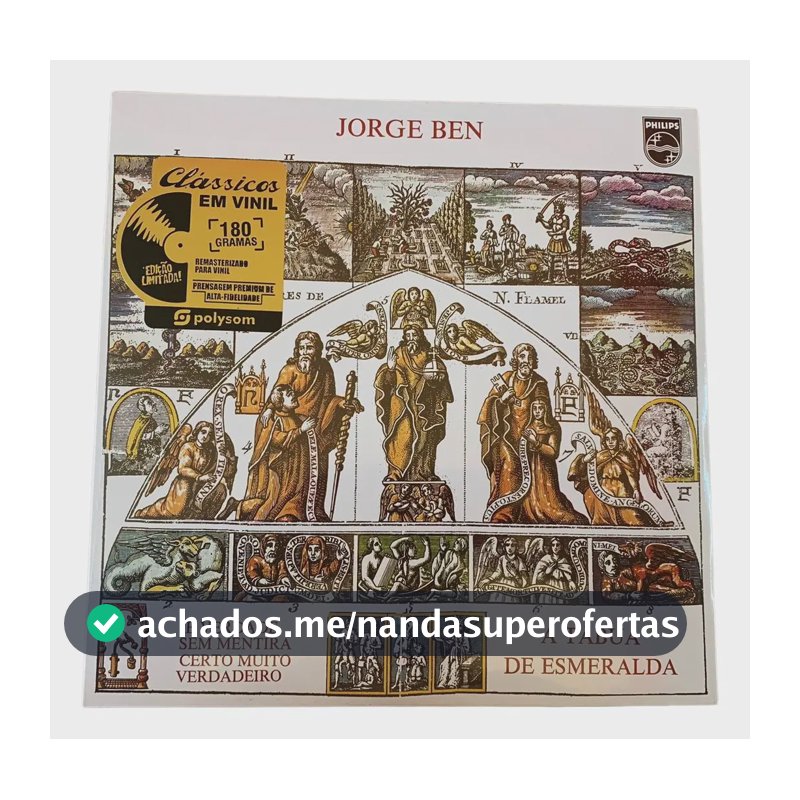 LP Jorge Ben - A Tábua De Esmeralda - Lacrado