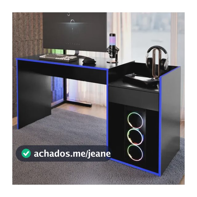 Mesinha Canto Office Gamer Para  Pc Computador Escrivaninha