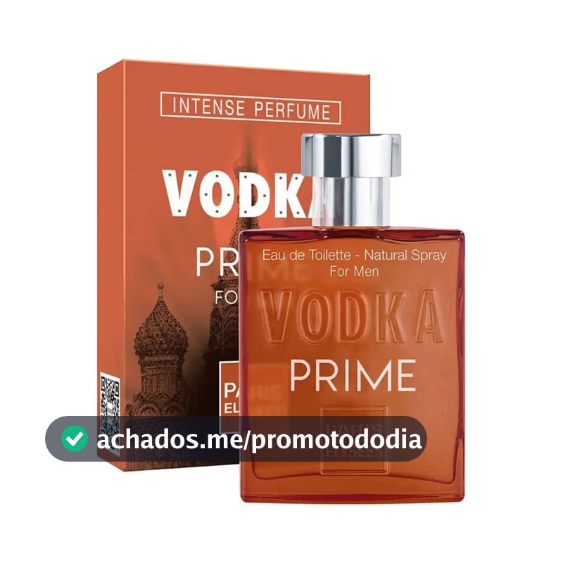 Perfume Vodka Prime Paris Elysees Masculino Intense 100ml