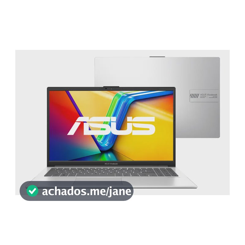 Notebook Asus Vivobook Go E1504GA Intel Core I3 N305 4Gb Ram 256Gb Ssd Linux Keepos Tela 15,6 Fhd Silver - Nj447