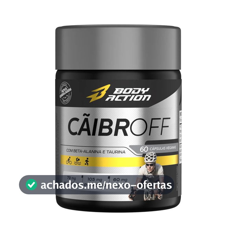 Cãibroff Anti Cãimbras 30 Dias Bodyaction Sabor Sem sabor
