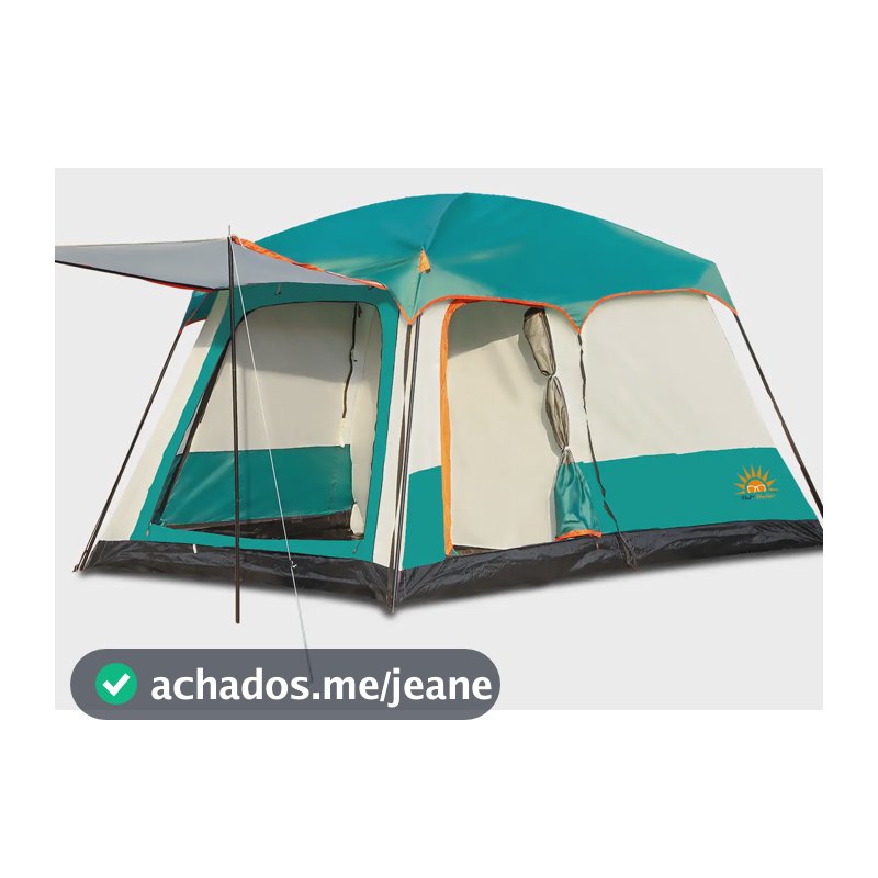 New Hawaii Barraca Camping Acampamento Impermeável 4-6 Pessoas Grande Família 3.2m2.1m1.8m