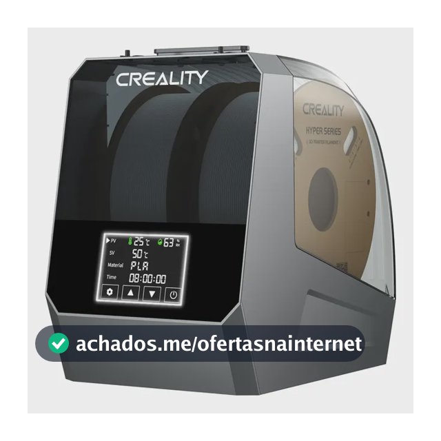 Creality Drybox Estufa Secadora Fila Space Pi V3 Plus 220v