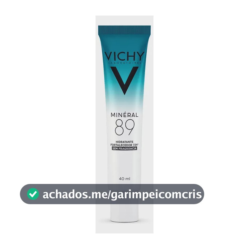 Creme Facial Hidratante Ácido Hialurônico 72h Vichy Minéral 89 40ml