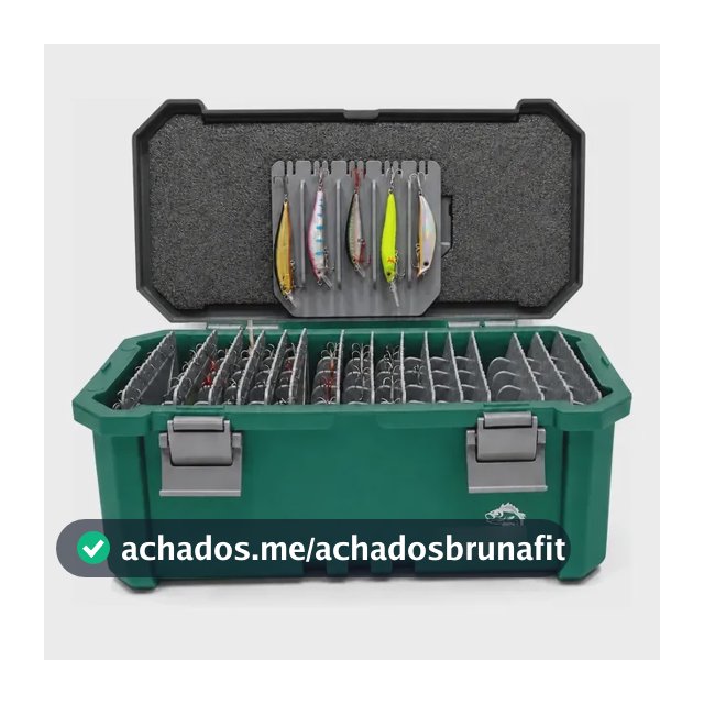 Estojo Maleta Organizador Pesca Plus Para Iscas Artificiais