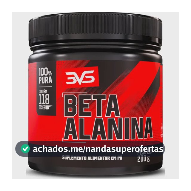 Beta Alanina 200g - Fórmula Avançada 100% Pura com 117 Doses - 3VS Nutrition