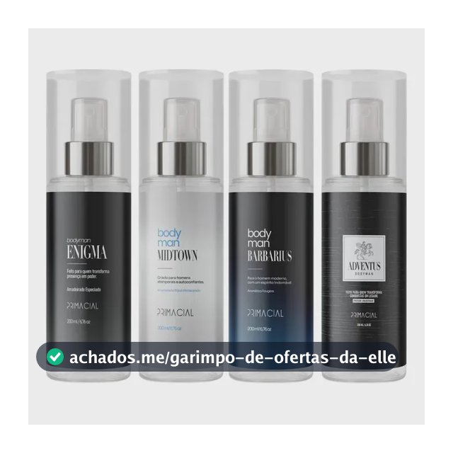 Body Splash Masculino Enigma,midtown,barbarius, Adventus