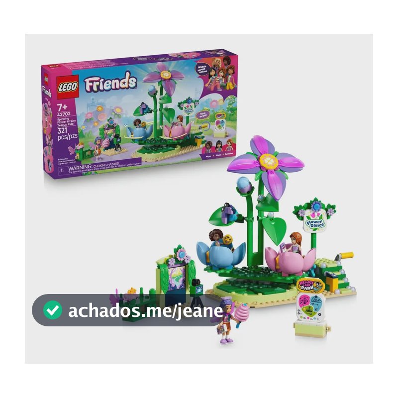 Lego® Friends Flores E Xícaras De Fadas Giratórias 42702 321 Aliya