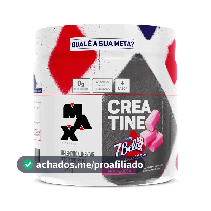 Creatina Max Titanium 7 Belo em pó x 300g