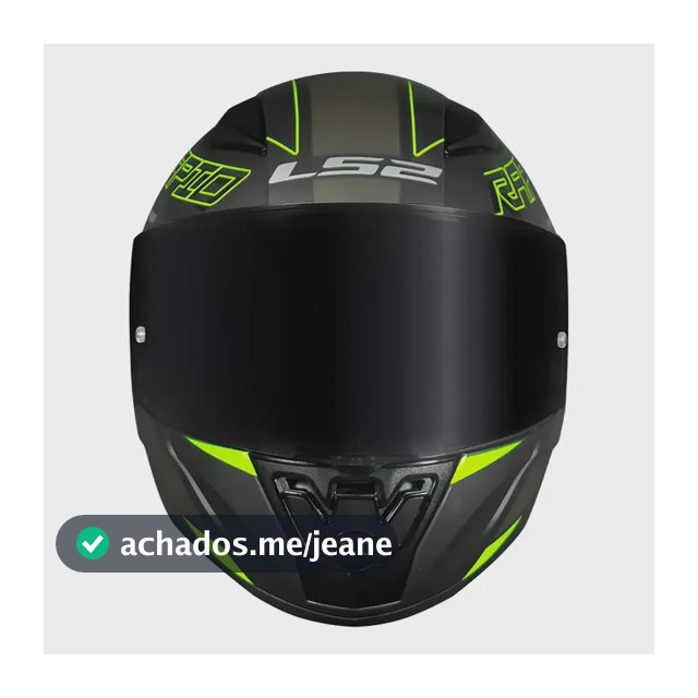 Capacete Ls2 Lançamento Ff353 Rokku Preto/amarelo