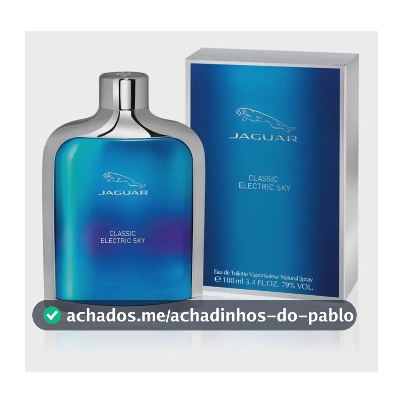 Jaguar Classic Electric Sky Edt 100ml Masculino - Avinari