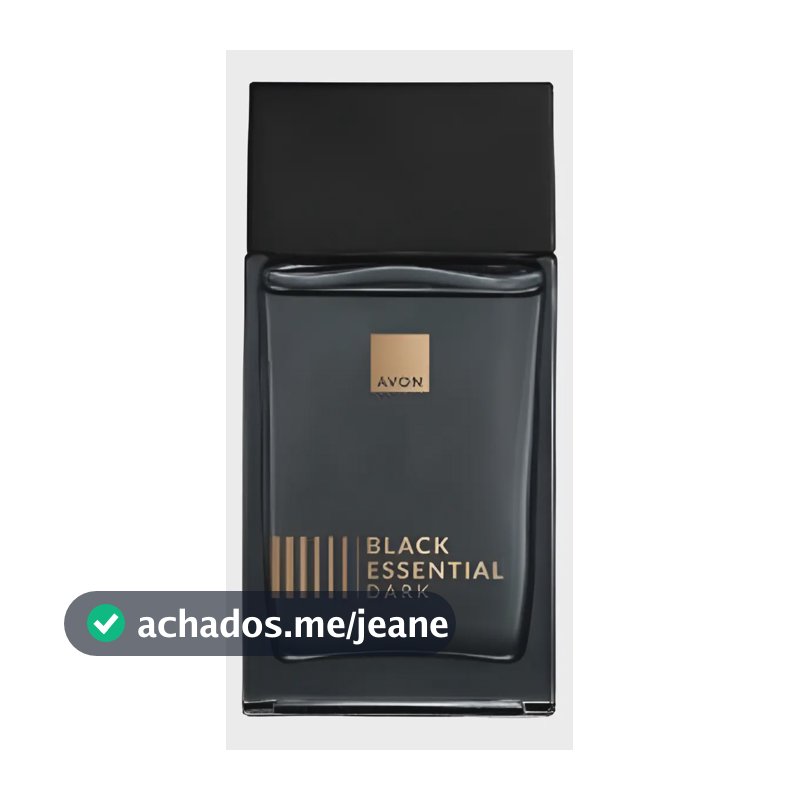 Deo Colônia Avon Black Essential Dark 100 Ml
