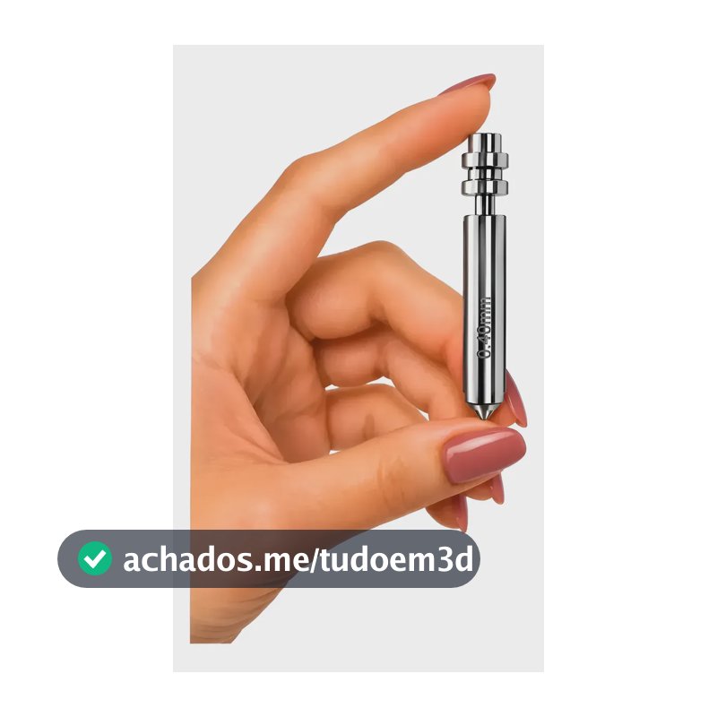 Bico Kobra Nozzle Impressora 3d Bimetálico Hotend Anycubic 0.4mm