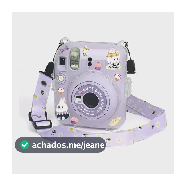 Bolsa Capa Silicone Transparente Para Câmera Instax Mini 12