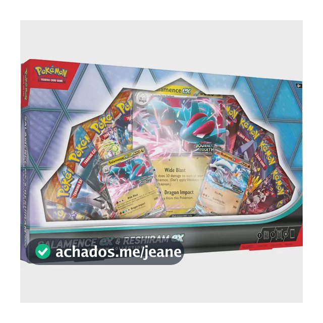 Box Pokemon Premium Collection Salamence Ex E Rashiram Ex Pokemon Inglês