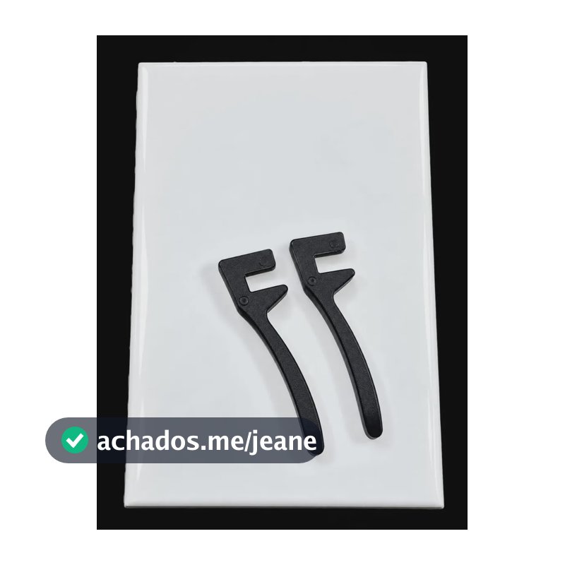 10 Quadros Decorativos Azulejo 10x15 + Suporte P/ Sublimação Branco Preto