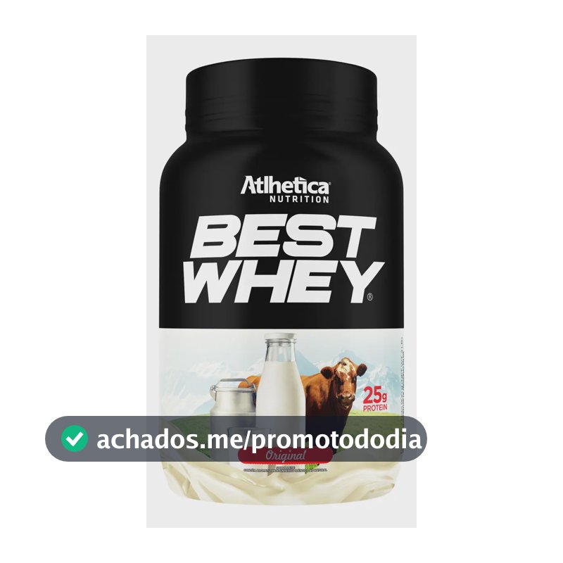 Proteína isolada do soro de leite Atlhetica Nutrition Best Whey em pó Sem sabor x 900g