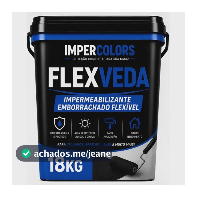 Tinta Emborrachada 18kg Anti Infiltração Protege 100%