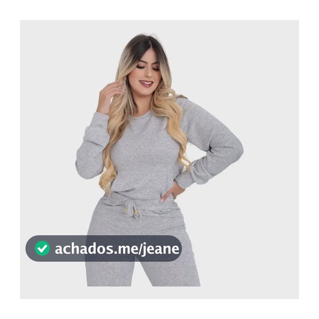Conjunto Feminino  De Frio 2 Peças Moderno Confortável