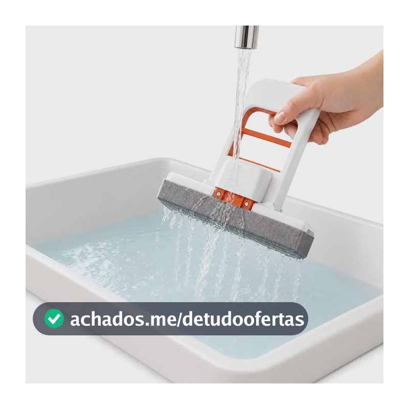 Rodinho De Pia Mini Mop Magico Limpa E Seca Retrátil Kit 1 Unidade