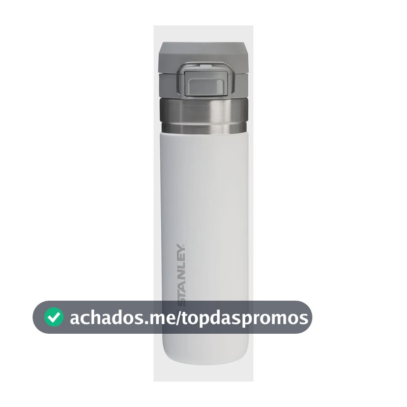 Garrafa Térmica Quick Flip Stanley 710ml Go Bottle Branco Cor Polar