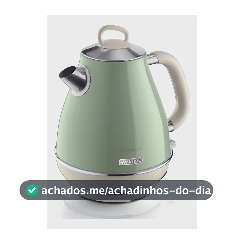 Chaleira Elétrica Ariete Vintage 1,7l 1850w 220v Verde Verde 220