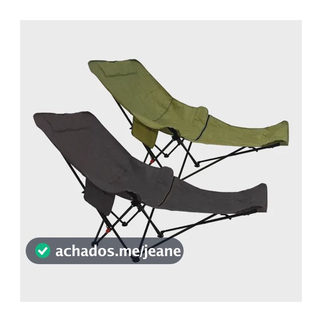 Cadeira Camping Dobravel Apoio Para Pés 2 Em 1 Escolha A Cor