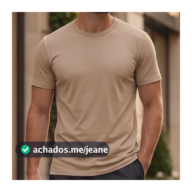 Camiseta Básica De Algodão Confortável E Leve Moda Casual
