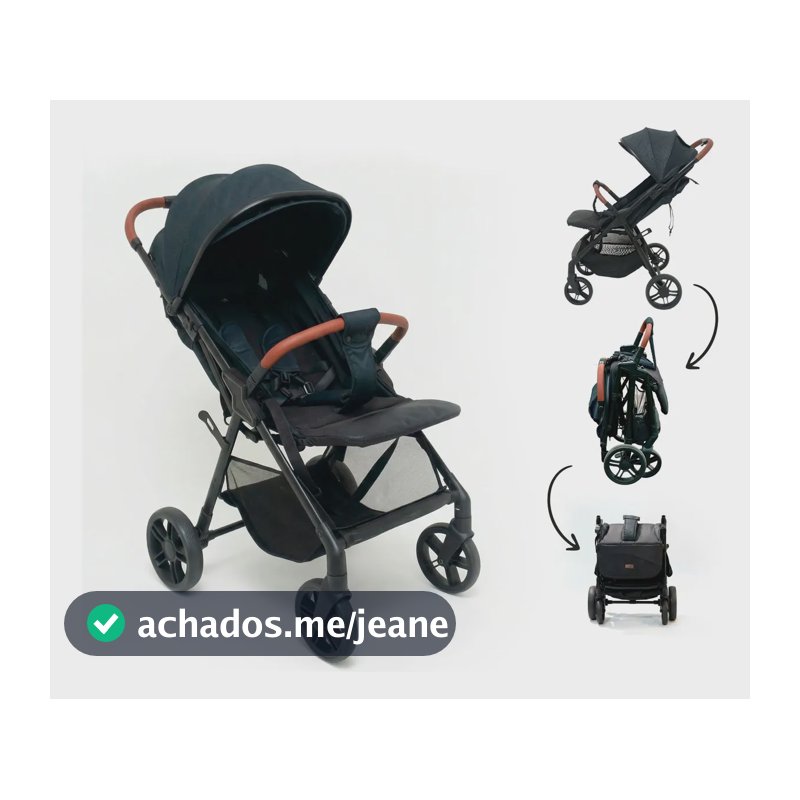 Carrinho Bebê Para Viagem Avião Freso Confort Compacto Leve