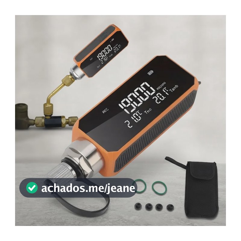 Vacuometro Digital Smart Com Bluetooth Bateria Carregável