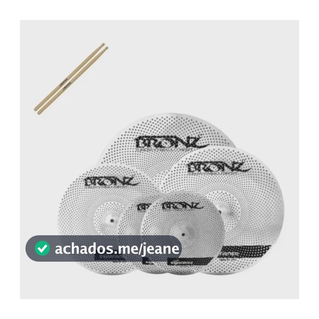 Set De Pratos Mute Bronz M-by Odery Hh14, Cr16,18 E Rd20