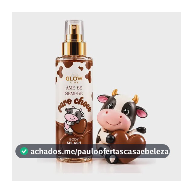 Body Splash Aroma Chocolate Perfume Corporal Feminino 130ml