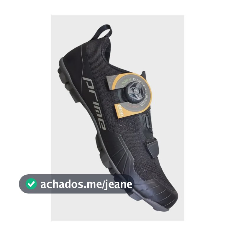 Sapatilha Mtb Absolute Prime 5 Mtb Preta Preto 41 Br