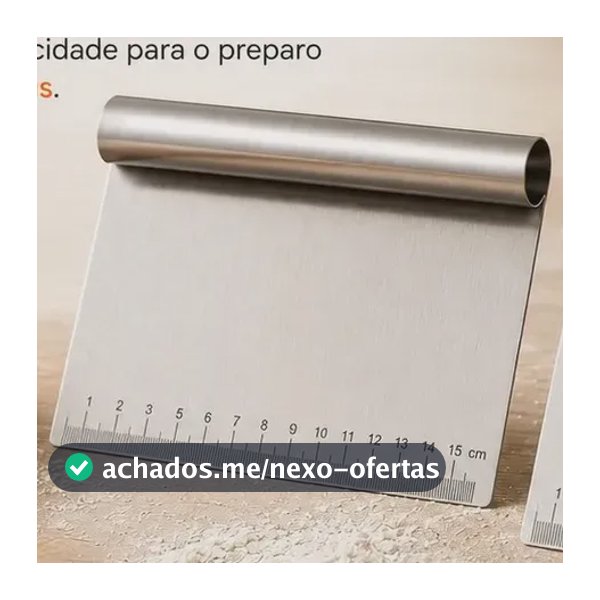Kit 2 Espatula Cortador De Massas Raspador Confeiteiro Inox Régua Legumes Bolo Padeiro Bancada Pão Cozinha