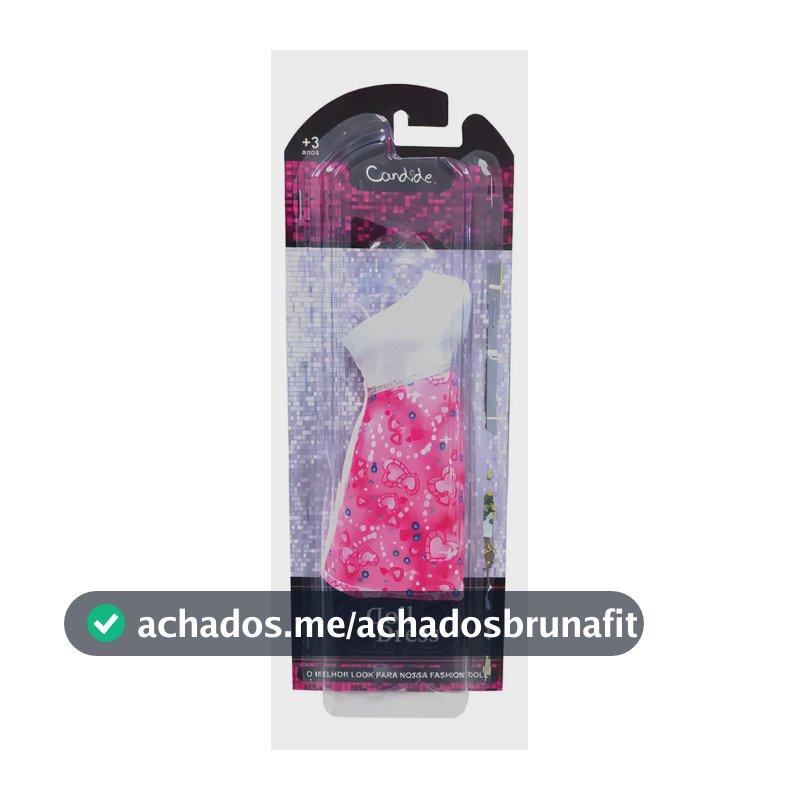Brinquedo Vestido De Boneca Unitario Sortido Doll Dress 1 vestido