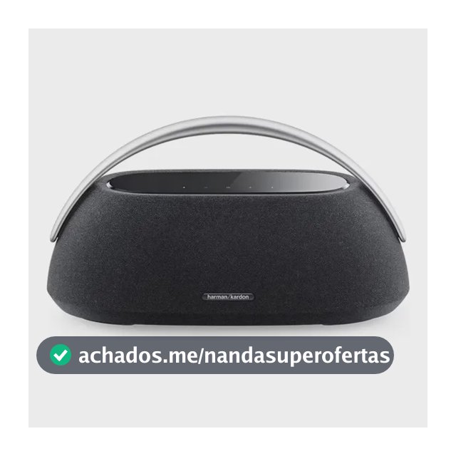 Caixa De Som Portátil Bluetooth Harman Kardon Go Play 3 160w Preto 127/220v