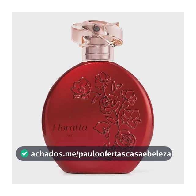 Floratta Red O Boticário Desodorante Colônia Perfume Feminino Original 75ml
