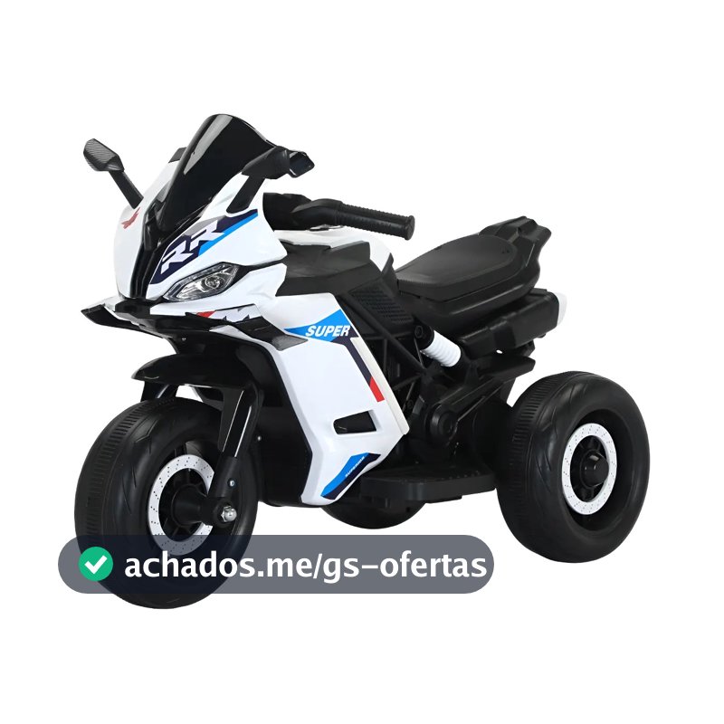 Moto Elétrica Infantil Mini 3 Rodas Frente/ré Bran Maxi Toys