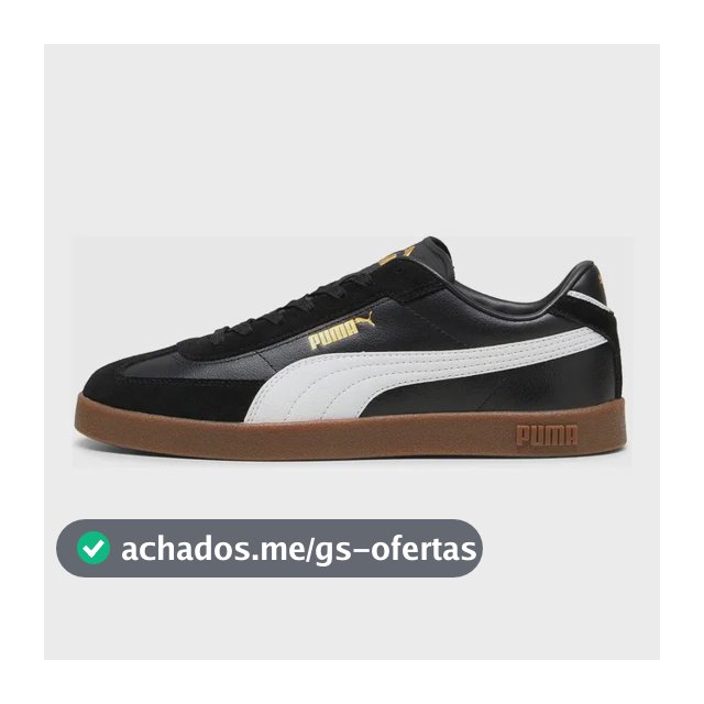 Tênis Masculino Puma Club Ii Era Preto 40 Br