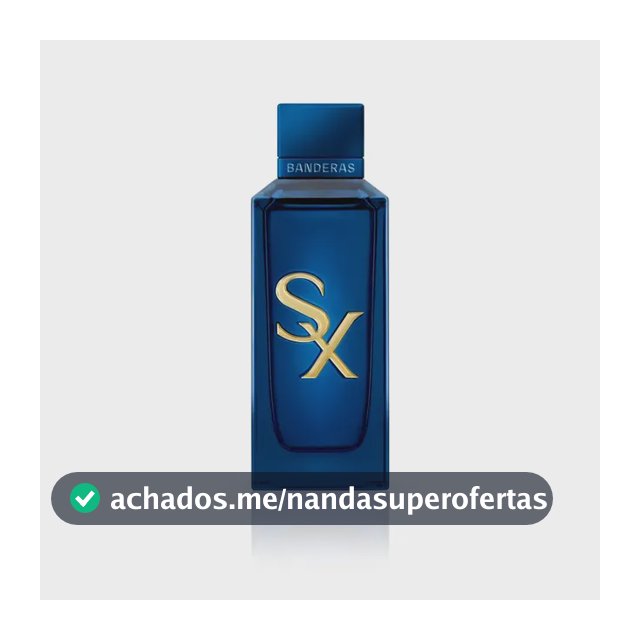 Perfume masculino Banderas Seduction X Eau de Parfum 100ml - Aromático - Longa duração - Projeção Marcante e acordes que reagem com o calor do seu corpo