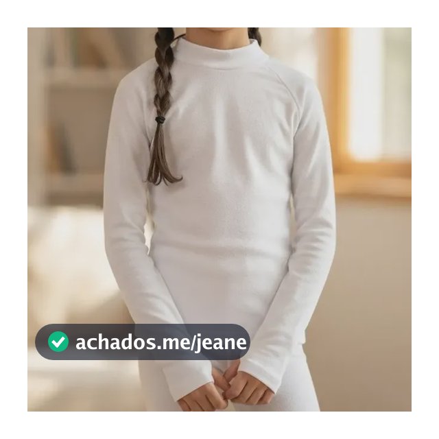 Blusa Infantil Segunda Pele Proteção Frio Térmica Peluciada