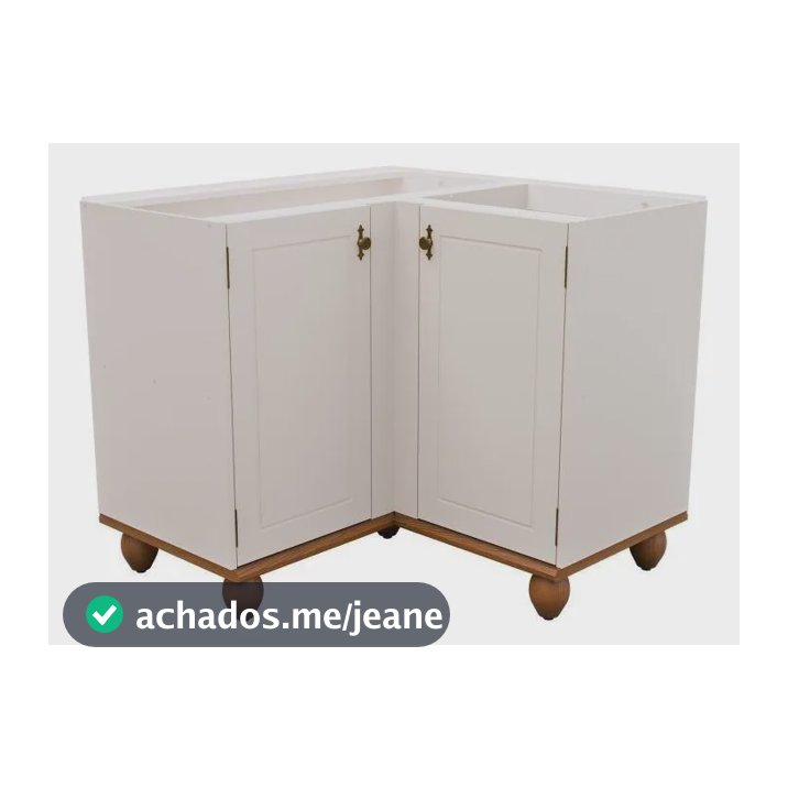 Balcão Para Cozinha 2 Portas Em Mdf Joy Off White Hawt Bege