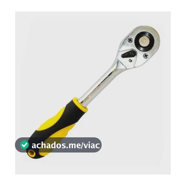 Chave Catraca Reversível 1/2 P/ Soquetes Aço Cromo Vanádio